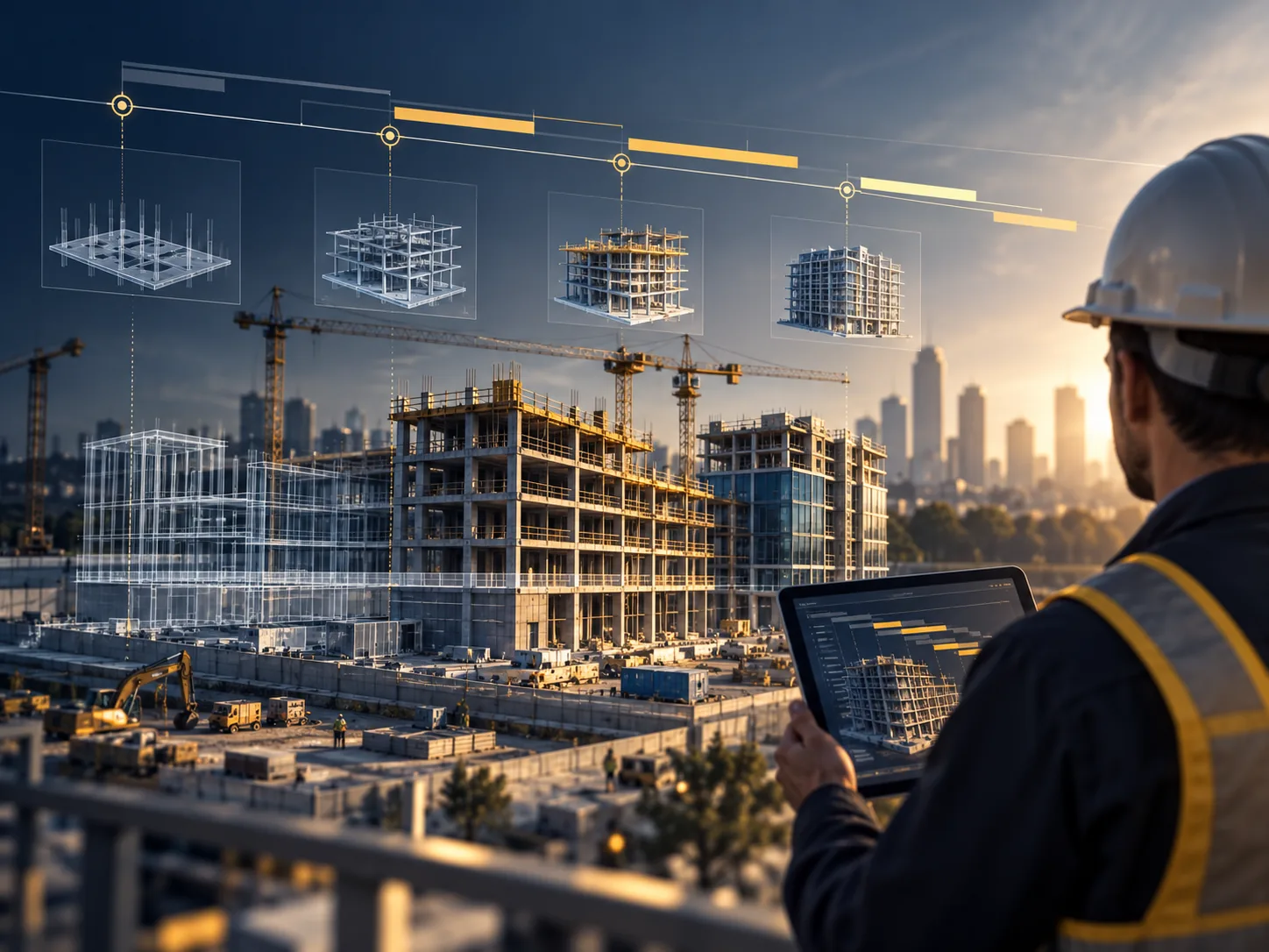 Infrastructure reality and geospatial context connected to a digital engineering model